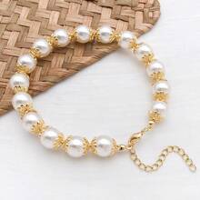 50pcs Bead Caps 18K Golden Plated Pretty Filigree Flower Bead Caps Brass Flower End Caps Loose Beads For Bracelet Necklace DIY Jewelry Making Crafts Supplies - Multicolor - View 7