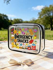 Hair Accessory PVC Makeup Bag Set,Travel Storage Bag-Girl's Lightweight Makeup Bag, Portable Makeup Bag,Cruise Travel Large Capacity,Back To School - Multicolor - View 2