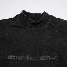 Adidas Áo thun dài tay cổ cao dáng rộng thoải mái mùa xuân và thu, IR8352 - Màu xám đậm - Xem 2