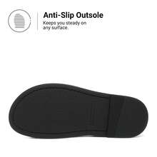 Teenagers Strappy Sandals Flat Thong Comfortable Footbed PLatform Summer Fashion Vocation Shoes - Black - View 6