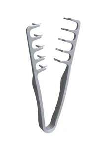 Men's Hair Styling Comb Set - Oil Hair Wide-Tooth Comb, Volumizing Comb, Thick Double-Tooth Comb, Plastic Root Boosting Hair Clip Comb Combination - Multicolor - View 12