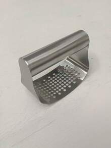 1pc Stainless Steel Manual Garlic Press Chopper Tool - Multicolor - View 10