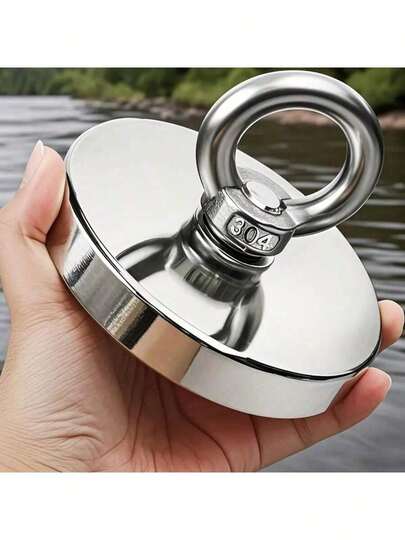High Strength Magnetic Fishing Magnet, Round Magnetic Hook, Strong Underwater Magnetic Fixing, Powerful Magnetic Adsorption