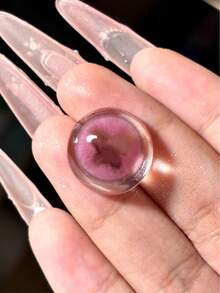 1副日抛型蝴蝶翅膀形隐形眼镜，晶莹剔透，高含水量，可放大眼睛至14.2mm，适合万圣节角色扮演（由于个人瞳孔颜色差异，效果可能略有不同） - 1Pair蝴蝶芭蕾 - 查看 7