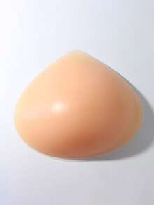 ANGDIE 1件硅胶三角形乳房假体，人造硅胶乳房植入胸垫，通用型，适用于乳房切除术后女性 - 卡其色 - 查看 16