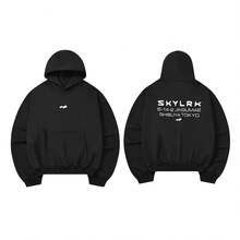 Black Justin Biebera SKYLRK Hoodie Men Women High Quality Heavy Fabric Unisex Hooded Pullover - màu đen - Xem 1
