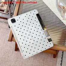 1个万圣节黑色猫鬼图案3+Y可折叠多角度磁吸支架平板电脑保护套，带笔槽和自动休眠/唤醒功能，兼容iPad Pro/Air、iPad 5/6/7 - 彩色 - 查看 4