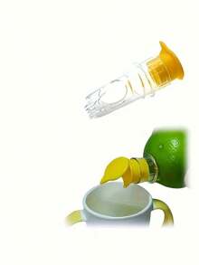 1pc Plastic Manual Citrus Juicer, Mini Lemon Juicer, Orange Press, Kiwi Fruit Easy Juicer, Preservative, Kitchen Tool Accessory - Multicolor - View 7