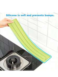 1个硅胶锅垫，窄边防滑底，耐热垫，适用于锅盖和厨房用具，易于清洁，家居用品 - 彩色 - 查看 3