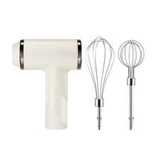 Wireless Handheld Electric Egg Beater, 5-Speed Variable Frequency Cream Mixer, Ultra-Quiet Baking Tool For Cake, Mousse, Whipped Cream - Rechargeable, Lightweight - Multicolor - View 9