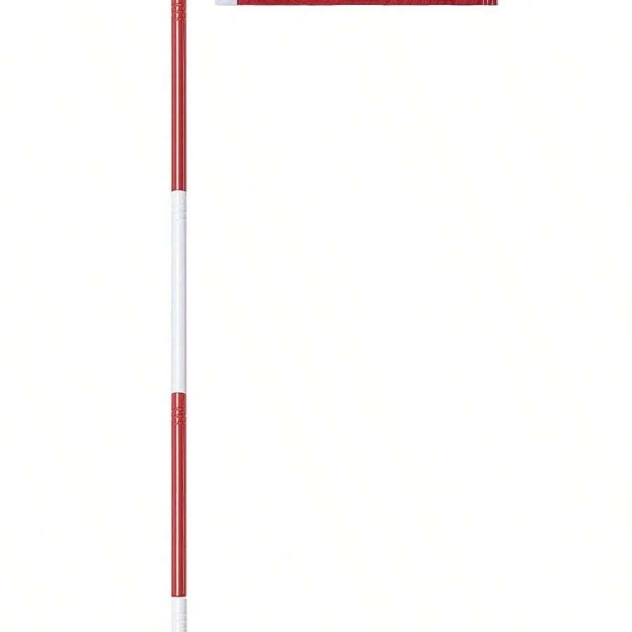 6ft Golf Flagstick With Double-Sided American Flag, Portable 5-Section Design For Backyard Putting Green & Driving Range - 1 Pack - View 1