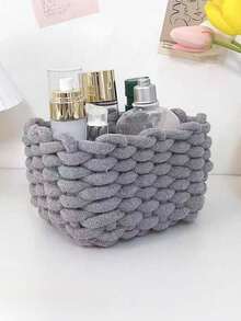 Hộp đựng mỹ phẩm đan thủ công, có thể đựng cọ trang điểm và sản phẩm chăm sóc da, giá đựng cọ trang điểm, hộp sắp xếp mỹ phẩm, hộp đựng đồ dùng văn phòng, tiết kiệm 90% không gian, túi đựng mỹ phẩm, thích hợp cho kỳ nghỉ, bãi biển, phòng tắm, phòng ngủ, quà tặng cho phụ nữ, mẹ, sinh nhật, tốt nghiệp, tiệc tùng, đám cưới. - Nhiều màu - Xem 10