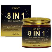 Xioimy 60克 8合1 胶原蛋白保湿紧致面霜，2分钟内即可见效提拉紧致，长效保湿，提亮肤色，改善暗沉、松弛、皱纹和细纹，日常护肤必备 - 白色 - 查看 11
