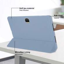 Compatible With Honor Pad X9a 2025/X9 Pro 2024/2025/ V9 2025/X8a 2024/X9 2023/X8 Pro/T 10 Tablet Cases. Features Cellular-Patterned Cooling Back Panel, Drop Protection, Ultra-Thin Design, Smart Kickstand, And Auto-Wake Functionality. - Blue - View 4