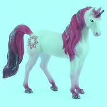 1PC Realistic Western Mythological Creature Unicorn Model, European Legend Elf Horse Figurine, Holiday Gift, Children's Gift Decor - Multicolor - View 10