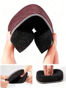 2个装的钻石砂纳米魔力海绵刷是一款厨房家用除锈和清洁锅具的神奇工具。它是一款用于清洁锅底黑色污渍的海绵刷。 - 圓形 - 查看 5