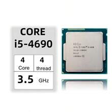 Procesador Intel Core I5 4690 de 3.5GHz y 4 núcleos para computadora de escritorio con socket LGA 1150 - Ver 3