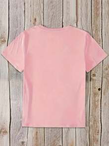 Jesus Shirt His Way Is Better Comfortable Christian Merch Simple Christian Faith Gift Clothing Casual Fall Outfits For Women Travel Short Sleeve Tops - 粉色 - 查看 2