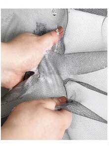 Fiberglass Window Screen Mesh, DIY Window Screen Replacement, Durable & Tear-Resistant, Mosquito & Fly Proof Door & Window Screen - Grey - View 8