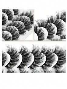 14 Pairs Of 8D Air-Lift False Eyelashes - Handmade With Naturally Voluminous Curls, Perfect For Creating A Gentle Yet Vibrant Everyday Eye Makeup Look - View 5