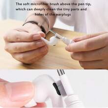 Bộ dụng cụ vệ sinh giắc cắm tai nghe, bộ vệ sinh tai nghe đa năng kèm bàn chải, dùng cho tai nghe không dây, tai nghe Bluetooth, máy ảnh và điện thoại thông minh. - A - Xem 7