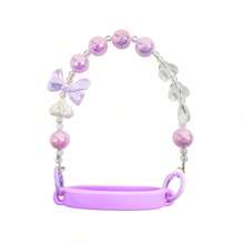 Dây đeo tay cầm bình nước, hình trái tim, dây đeo đính hạt hình nơ, dây đeo bình nước, dây đeo bình nước tương thích với bình , phụ kiện bình nước - Nhiều màu - Xem 10