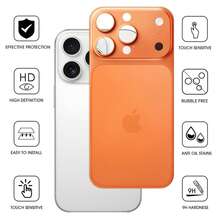 Kompatibel mit iPhone 16 Pro Max/15 Pro/14 Pro, ultradünne matte PC-Rückfolie kompatibel mit iPhone 17 Pro/17 Pro Max, geeignet für täglichen Schutz, Büro, Zuhause. Linsenscutz, Kameraabdeckung, wasserdicht, stoßfest, kratzfest. - Blau - Übersicht 7