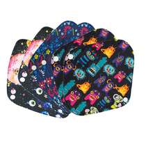 6Pcs Sanitary Pad Reusable Washable Cloth Menstrual Pads Panty Liners Reusable Menstrual Pads Bamboo Charcoal Menstrual Heavy Incontinence Pads |Sanitary Pads - 6 Items - View 25