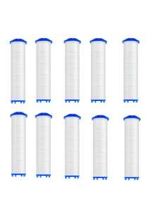 Vòi sen áp lực cao, 4 chế độ phun, vòi sen lọc có công tắc bật/tắt, bộ lọc cầm tay, vòi sen massage mạnh mẽ loại bỏ clo và hấp thụ nước cứng. - Đầu vòi sen - Xem 14