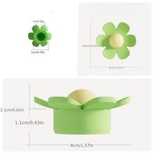 Silicone Sink Drain Stopper, Flower Shaped Overflow Cover For Bathroom And Kitchen Sinks, Durable And Easy To Install, Prevents Water Overflow And Clogging - Multicolor - View 5