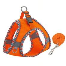 Soft Breathable Dog Harness, Adjustable Reflective Step-In Vest Harness For Small Dogs & Cats, Suitable For Medium & Small Breeds - Multicolor - View 27