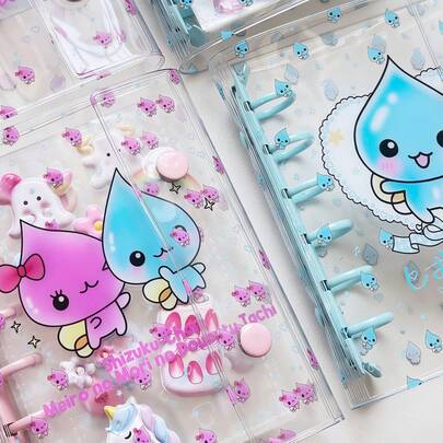 1 adet Şeffaf Spiral Defter, 3D Kabartmalı Elmas Desenli Spiral Defter, Çıkartma Defteri, KPOP Fotoğraf Kartı Saklama Defteri, Çift Halkalı Yumuşak Deri Şeffaf Spiral Defter, El Yapımı Kendin Yap Günlük, Fotoğraf Albümü, Çıkartma Defteri, Not Defteri, Anı Defteri, Planlayıcı, Okul ve Ofis Malzemeleri