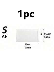 12pcs Mesh Zipper Bags, PVC Mesh Zipper Pouches, Waterproof Plastic Mesh Zipper Envelopes, File Folders, Multi-Purpose Mesh Organizer Bags, Transparent Document Storage Bags, Back To School, Zipper File Bags, Puzzle Toy Sorting Bags, Pencil Cases, File Folders, Office Stationery Storage Bags, Gift Bags - Multicolor - View 16