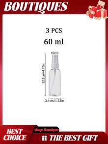 5/3/2/1個透明化妝品噴霧瓶 - 可重複填充的分配瓶，適用於卸妝液、指甲油卸除劑、化妝水和護膚液，便攜式旅行化妝卸妝瓶，空油壓瓶，適用於指甲油清潔和卸妝水，耐用輕巧的化妝品液體容器，便攜式化妝水瓶，適用於旅行和日常美容護理，適用於化妝水、乳液、指甲油和卸妝水的儲存，適用於家庭、美容院、隨身攜帶和旅行使用 - 無色 - 查看 19