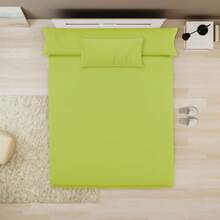 Ecommerc3 3-4 Piece Cotton Sheet Set, Fits Beds 80-200 Cm, Wide Variety Of Colors - Kacang pistasi - View 9