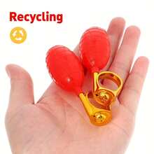 1set/4pcs Adult Water Squirt Rings Toy, Squirt Party Favor Prank Prop Toy Squirt Rings Prank Kit Noisemaker Plastic Outdoor Party Bag, Suitable For April Fools' Day, Christmas Gift, New Year Gift, Party - Multicolor - View 4