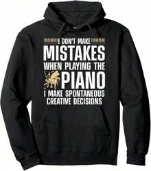 Piano Compatible - Musician And Pianist Hoodie - Bronze - View 1