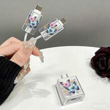 1个适用于苹果20W充电器的保护软壳，适用于 16、15 Pro Max、17、13，支持快充 - 彩色 - 查看 3