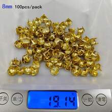 50/100pcs/Pack 3-10mm 4 Claw Cone Spike Rivets Studs Spots Nailhead Punk Rock DIY Leather Craft For Clothing Bag Shoes Parts Decoration - A - View 60