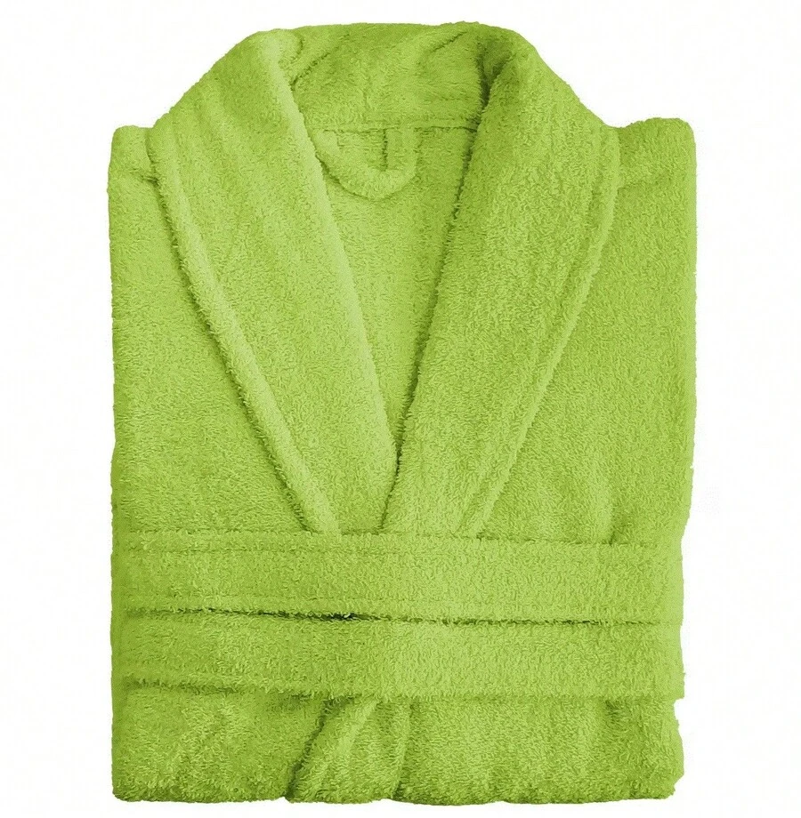 Merca9 Home Premium 100% Cotton Bathrobe 420gsm, Absorbent Terry Bathrobe Hotel SPA Style, Soft Unisex Bathrobe, Sizes S-XXL, Natural Cotton Feel - Hạt dẻ cười - Xem 1