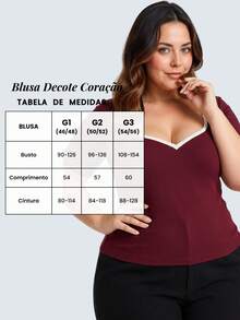 Women's Plus Size Blouse, Sweetheart Neck, 3/4 Sleeve, Irregular Fabric, Everyday Summer - Gỗ đỏ - Xem 6