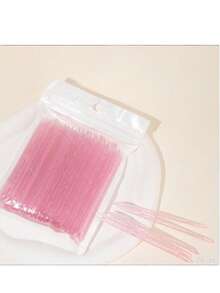 100/50pcs Manicure Tool Set, Women's Pink Dual-Ended Acrylic Cuticle Pusher & Remover, Nail Care Tools - Multicolor - View 6