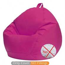 1件简约单人沙发套（仅含沙发套，不含填充物），适用于阳台椅、卧室或客厅沙发。 - 玫瑰紅 - 查看 3