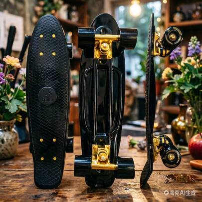 Patineta Tamaño  Blazer, Js Roller+envió Ruedas Penny Oro