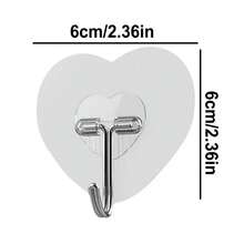 Adhesive Wall Hooks Bathroom Kitchen 24 Packs Heavy Duty 22lb(Max) Nail Free Sticky Hangers With Stainless Hooks Utility Towel Bath Ceiling Hooks - Multicolor - View 2