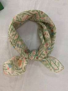 1pc New Arrival Multi-Animal Element Neckerchief Headscarf - Multicolor - View 6