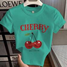 Velsiss Esta blusa feminina de gola redonda é sexy e versátil, perfeita para combinar com uma camiseta básica justa ou para usar durante o exercício 0305 - Verde - Visão 1