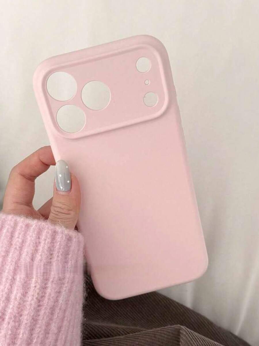 1个高品质液态硅胶全包防震手机壳，适用于 17、17 Pro Max、17 Pro、17 Air、17、16、16 Pro Max、15、14、13、12、11 Pro Max Plus，触感柔软，保护性强。 - 莫蘭迪粉 - 查看 1