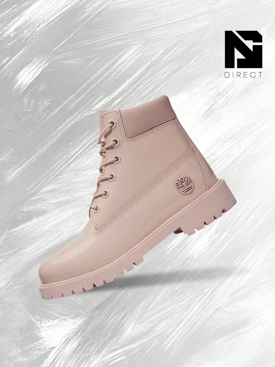 Timberland Premium 6" Waterproof Boots Girls' Toddler– Lifestyle Sneakers – Shoes For Women - Vintage - Spring & Summer-Classic Color, Warm & Durable, Outdoor To Everyday Casual Wear - Back To School –TB0A6BETA5H - 粉色 - 查看 1
