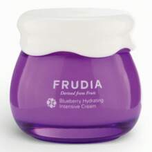 EverlyX Gamma Frudia Blueberry Deep Hydration - Disponibile in siero, schiuma detergente, crema idratante e crema idratante intensiva con fino al 77% di estratto di mirtillo, ricco di antiossidanti che aiutano a proteggere dai danni ambientali e forniscono un'idratazione a lunga durata per 48-72 ore - Ideale per pelli secche o disidratate✅Consegna in 3-5 giorni - Crema idratante - Visualizzare 4
